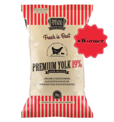 Denver Fresh Is Best Premium Yolk 19% Layer Pellets with Wormer 20kg